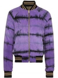 Amiri Reversible Printed Bomber purple at Farfetch